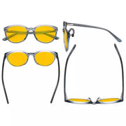 eyekeeper.com Elegant Oval Blue Light Blocking Eyeglassess BC1904-BB90 Eyeglasses