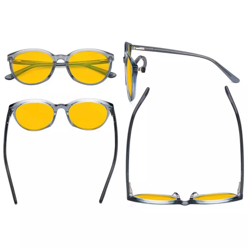 eyekeeper.com Elegant Oval Blue Light Blocking Eyeglassess BC1904-BB90 Eyeglasses