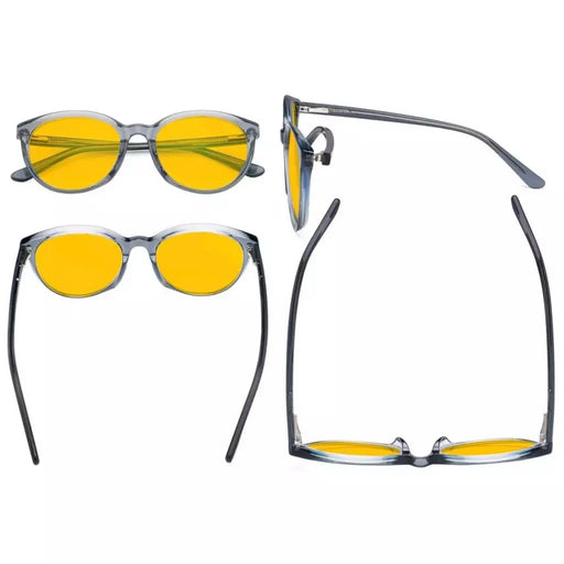 eyekeeper.com Elegant Oval Blue Light Blocking Eyeglassess BC1904-BB90 Eyeglasses