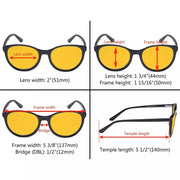 eyekeeper.com Elegant Oval Blue Light Blocking Eyeglassess BC1904-BB90 Eyeglasses