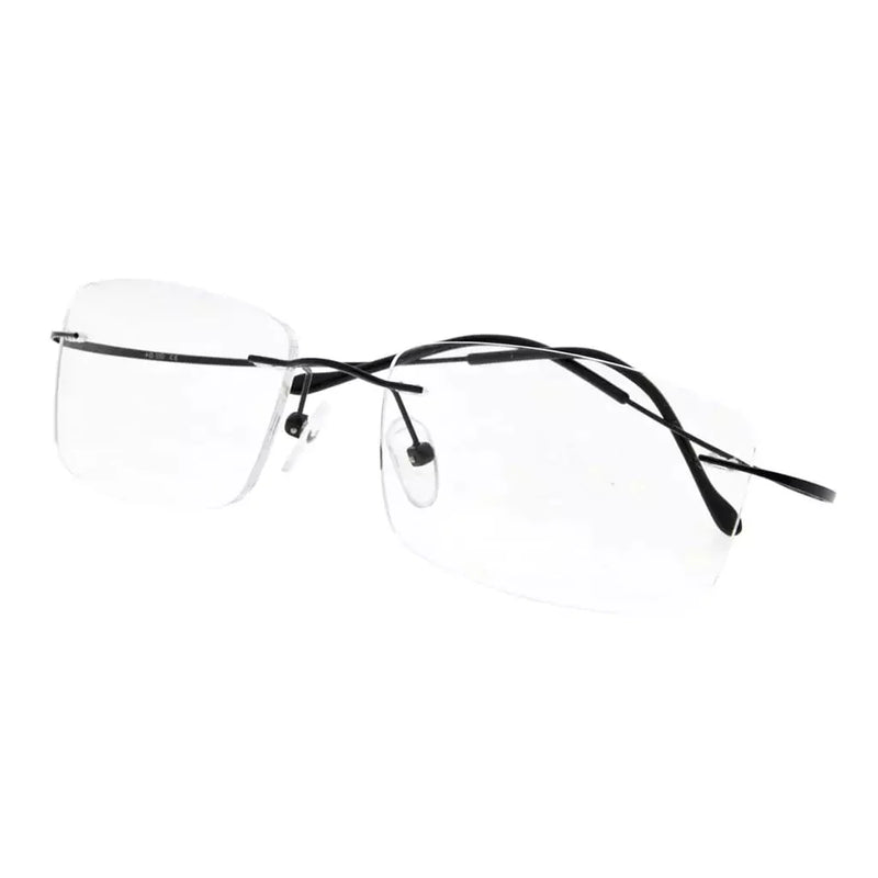 eyekeeper.com Elegant Rimless Reading Glasses Rectangle Readers R1509 Eyeglasses