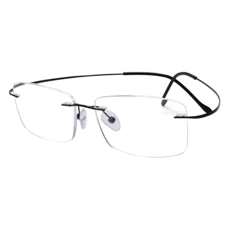 eyekeeper.com Elegant Rimless Reading Glasses Rectangle Readers R1509 Eyeglasses