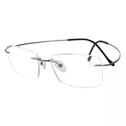 eyekeeper.com Elegant Rimless Reading Glasses Rectangle Readers R1509 Eyeglasses