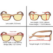 eyekeeper.com Elegant Square Blue Light Blocking Eyeglasses TMS027 Eyeglasses