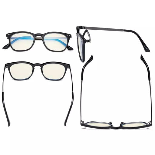 eyekeeper.com Elegant Square Blue Light Filter Reading Glasses UVRJ003 Eyeglasses
