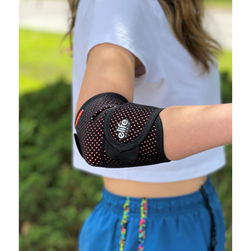 OrthoTape.com eLife Cool-Fit Adjustable Comfort Cool Breathable Elbow Support Brace | Wrap