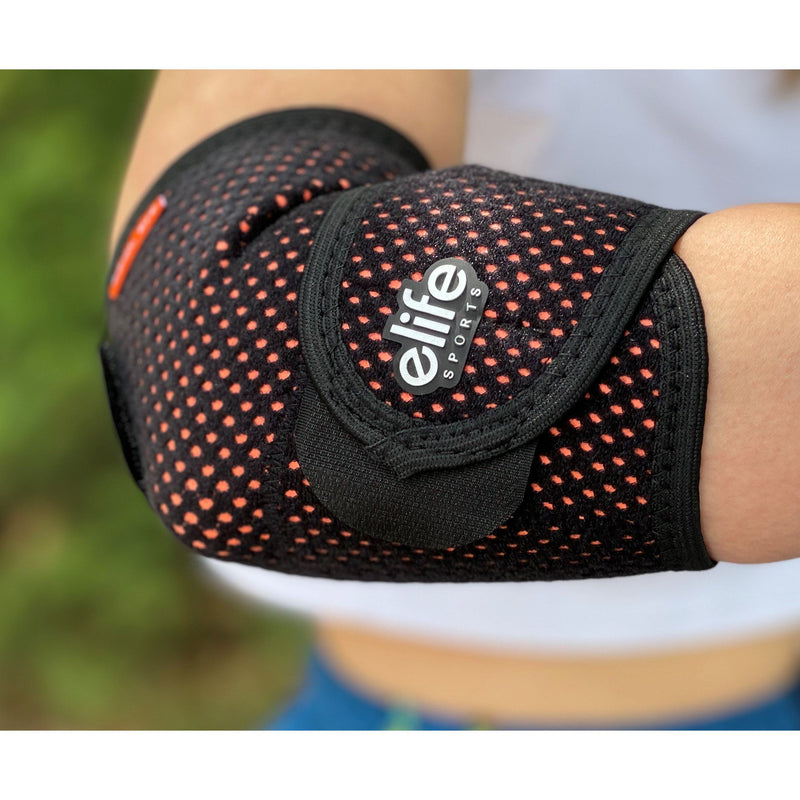 OrthoTape.com eLife Cool-Fit Adjustable Comfort Cool Breathable Elbow Support Brace | Wrap