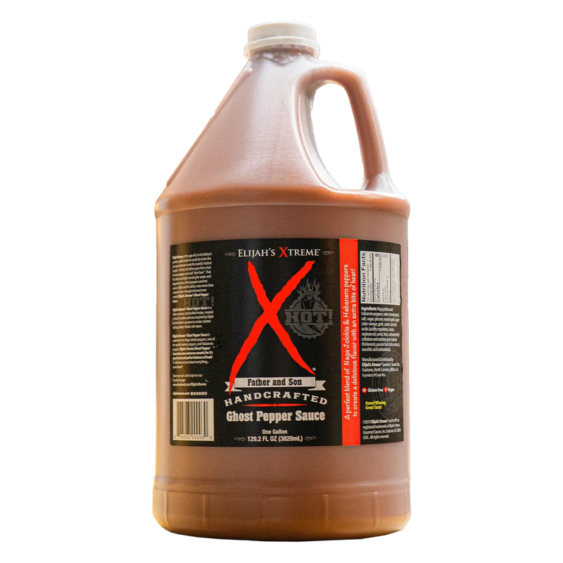 Elijah's Xtreme Ghost Pepper Hot Sauce Gallon (128oz) Hot Sauce
