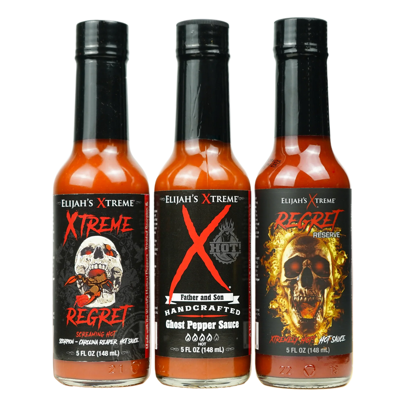 Elijah's Xtreme XTREME TRIO 2.0 HOT SAUCE VARIETY PACK Hot Sauce