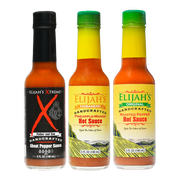 Elijah's Xtreme Mild & Hot Trio Hot Sauce Set Gift Box