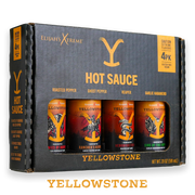 Elijah's Xtreme Yellowstone Hot Sauce Variety Pack 4 Bottles Hot Sauce