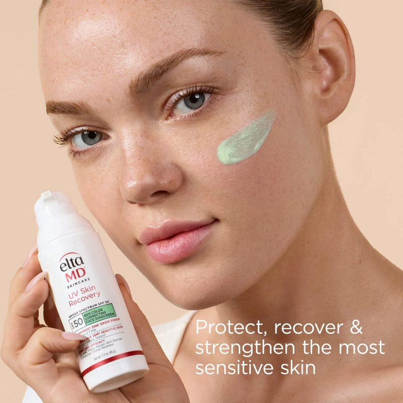Nava Beauty EltaMD UV Skin Recovery Red Color Correcting Green Tint Broad Spectrum SPF 50 Wheat