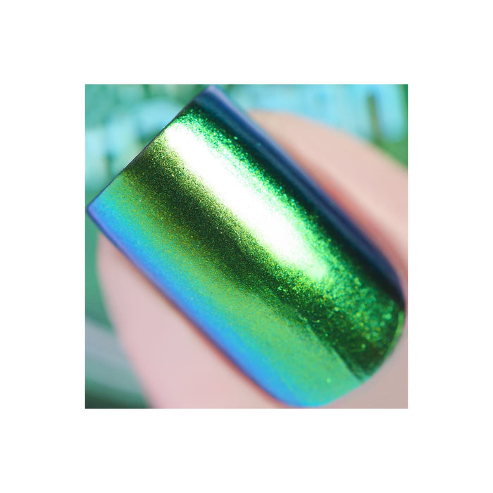 Uberchic Beauty Chameleon Nail Powder: Emerald Isle