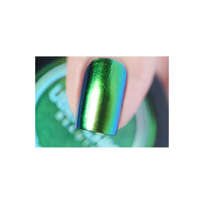 Uberchic Beauty Chameleon Nail Powder: Emerald Isle