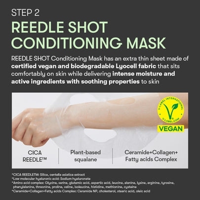 AsiaBeautyMall VT Reedle Shot 300 2-Step Mask Face Mask Dark Slate Gray