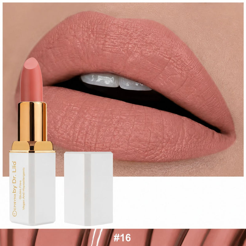EpiLynx Hydrating Matte Lipstick for Dry Lips Lipstick White Smoke LS-009 #16 — Minx