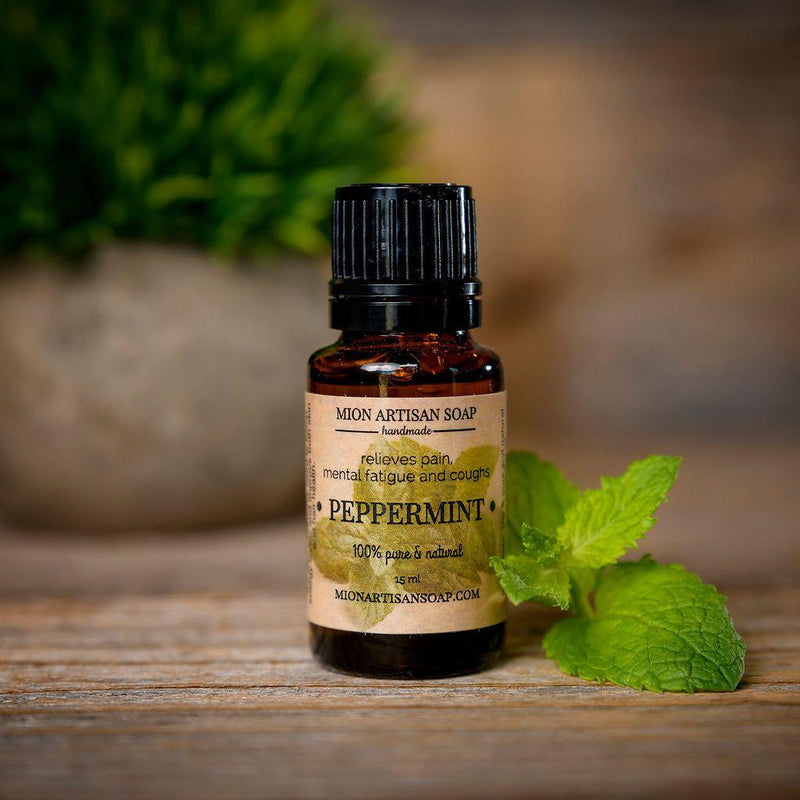 MION Artisan Soap Co. Peppermint Essential Oil | Refreshing, Respiratory Support