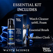 WristClean Essential Watch Cleaning Kit Watch Kits Black 1 Essential Kit