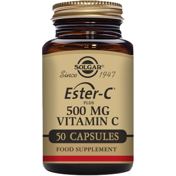 SOLGAR Solgar Ester-C Plus 500 mg Vitamin C 45 Capsules - 5 Oz Vitamin C Supplement