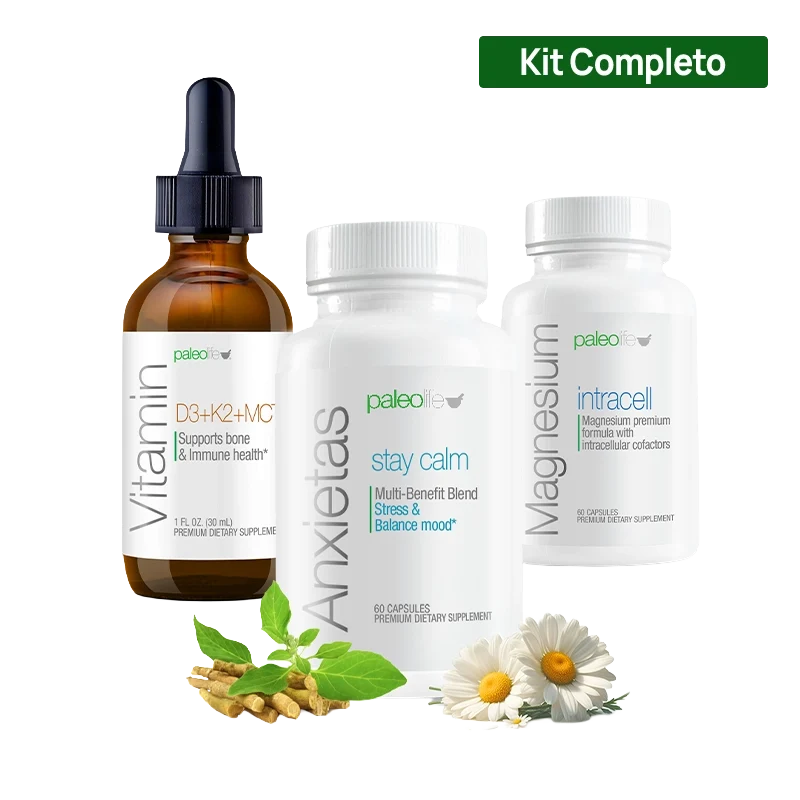 Paleolife Estrés o Ansiedad Black Kit Completo