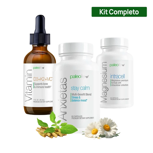 Paleolife Estrés o Ansiedad Black Kit Completo