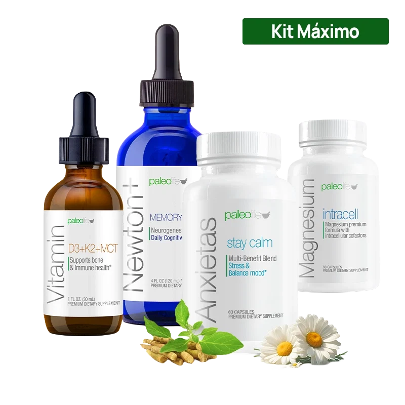 Paleolife Estrés o Ansiedad Black Kit Máximo
