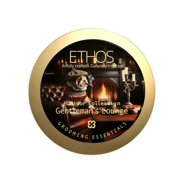 Ethos Grooming Essentials Ethos Grooming Essentials Gentlemen's Lounge Shaving Collection Shaving Set White Smoke F Base Shaving Soap 4.5 oz