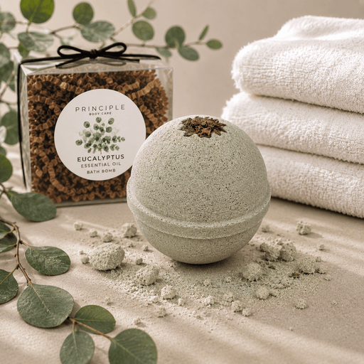 P R I N C I P L E Eucalyptus Essential OIl Bath Bomb Bath