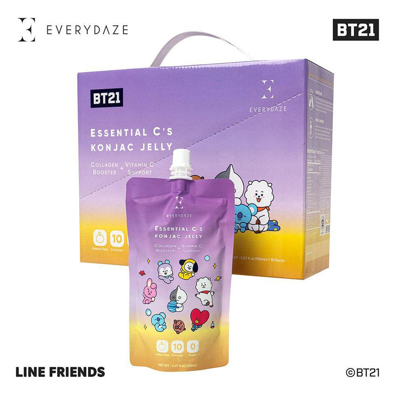 Masksheets EVERYDAZE with BT21: Essential C’s Konjac Jelly – Pear Health