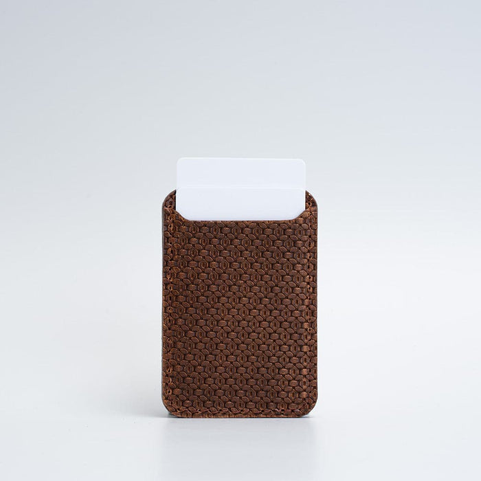 MagSafe leather wallet Geometric Net by Geometric Goods