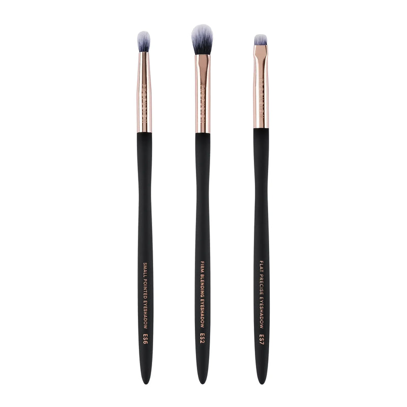 Profusion Cosmetics Artistry Eye Essentials | 3-pc Artistry Eye Brush Set Makeup Brushes