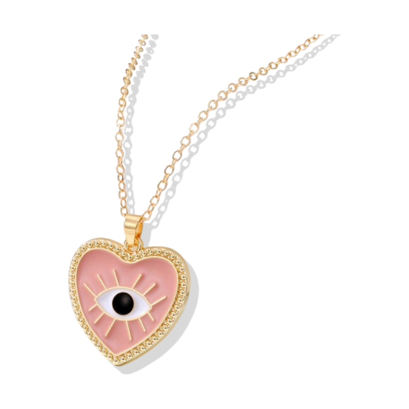 Medusa's Makeup All Seeing Eye Necklace - Pink