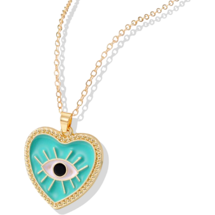Medusa'S Makeup - All Seeing Eye Necklace - Blue