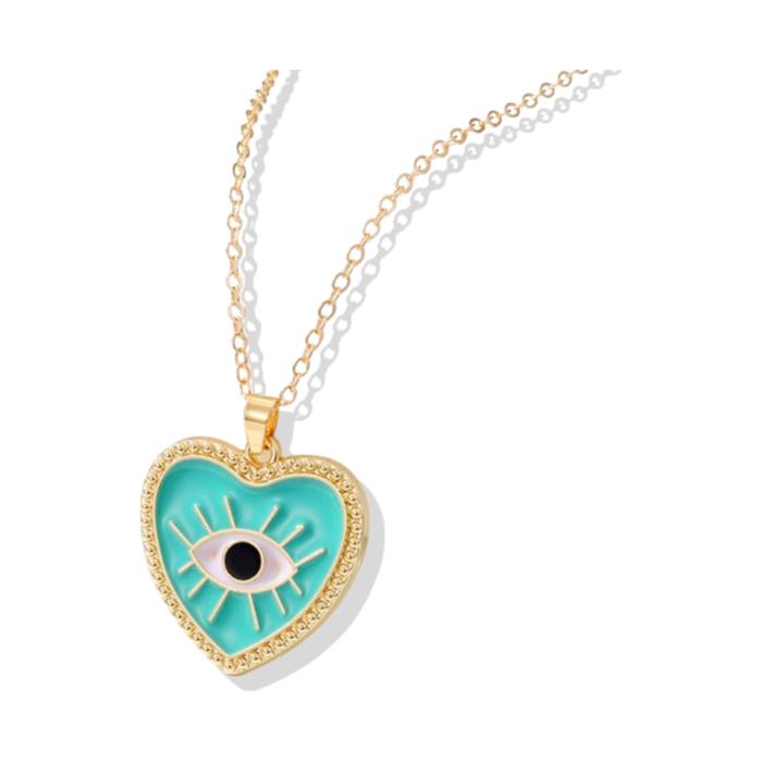 Medusa'S Makeup - All Seeing Eye Necklace - Blue