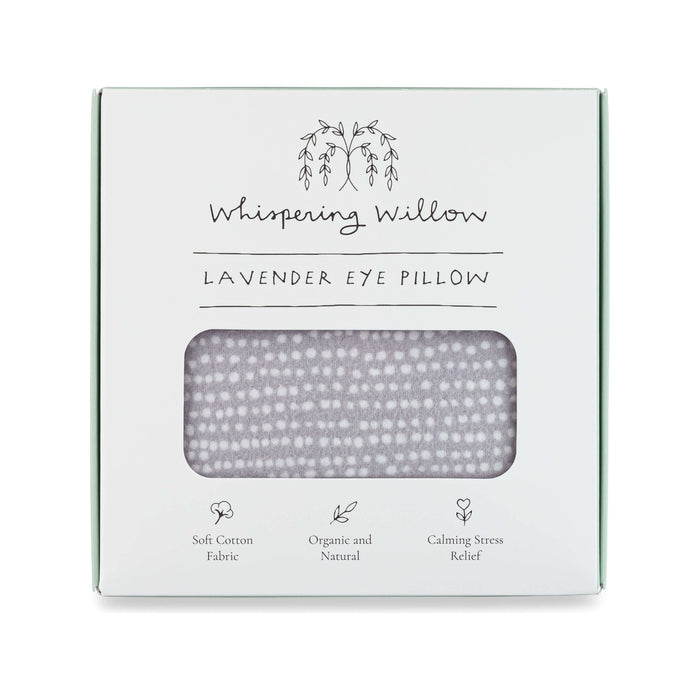 Whispering Willow - Tranquil Gray Lavender Eye Pillow