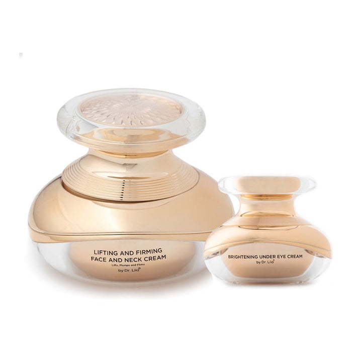 Tightening, Lifting and Illuminating Face Cream and Under Eye Cream Set