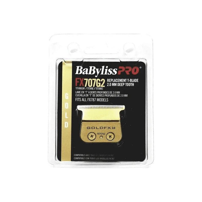 Babylisspro Gold Titanium Deep Tooth T-Blade Fx707G2