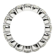 Bids.com Round Cut Lab Grown Diamond Eternity Ring in 14k White Gold (4 cttw FG/VS2) Rings