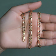 Bids.com 10K Yellow Gold Solid Figaro Chain (5.30 mm) Necklaces