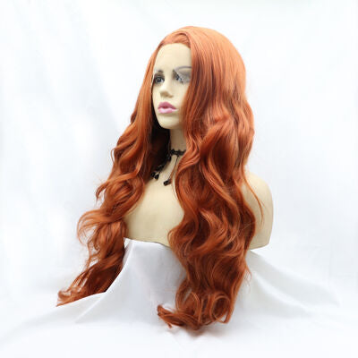 Mill's Beauty Supply Synthetic Lace Front Long Wavy Wig, 24"