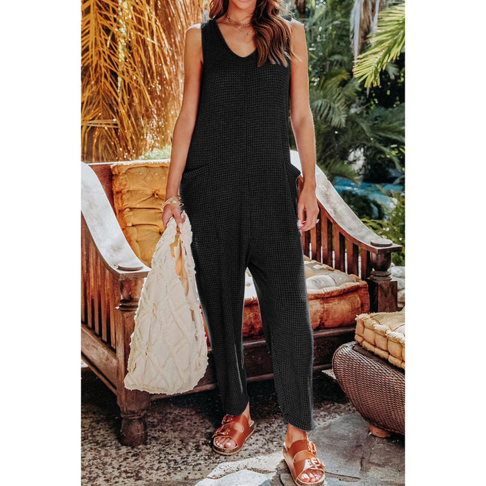 Double Take Sleeveless Straight Jumpsuit