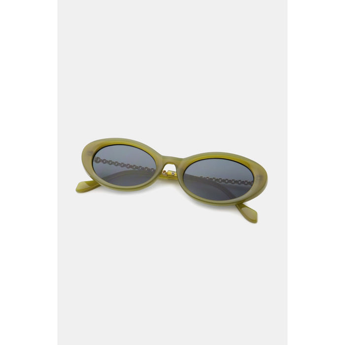 Polycarbonate Frame Cat-Eye Sunglasses