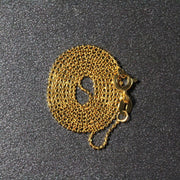 Bids.com 14k Yellow Gold Diamond-Cut Bead Chain 1.0mm Necklaces