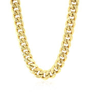 Bids.com 10.5mm 14k Yellow Gold Semi Solid Miami Cuban Chain Necklaces