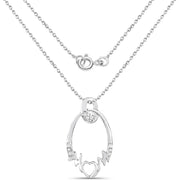 Bids.com 0.14 Carat Genuine White Diamond .925 Sterling Silver Pendant Pendants