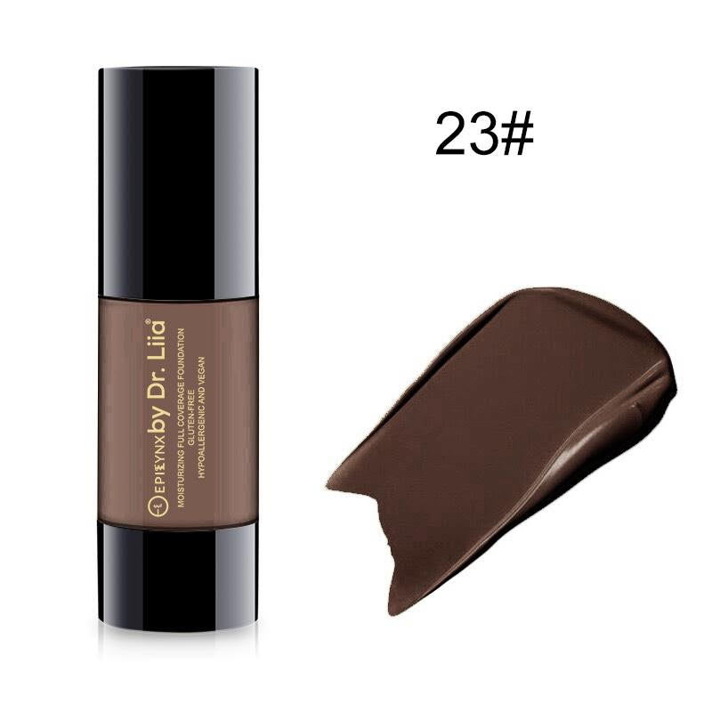 EpiLynx Breathable Full-Coverage Foundation – Dewy Finish, Hydrating, Vegan, Gluten-Free (SPF 15) foundation