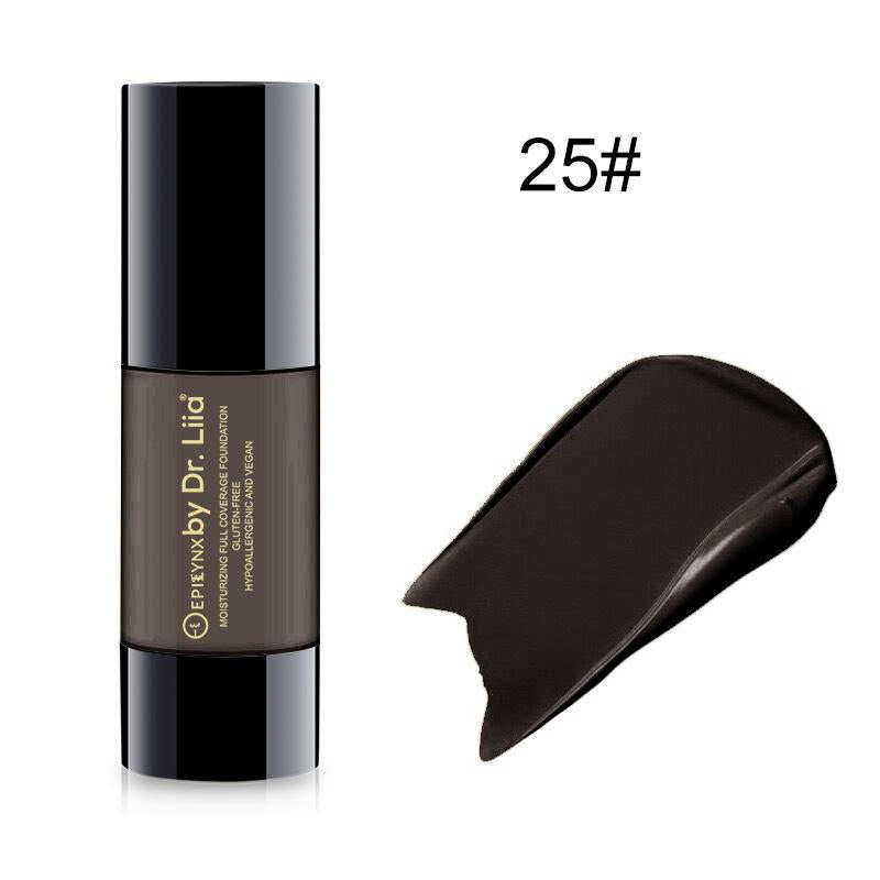 EpiLynx Breathable Full-Coverage Foundation – Dewy Finish, Hydrating, Vegan, Gluten-Free (SPF 15) foundation
