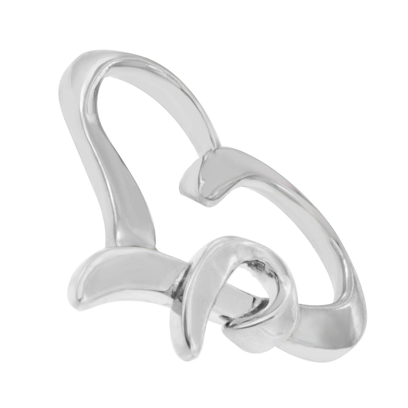 Bids.com .925 Sterling Silver Heart Shaped Pendant Necklace Necklaces