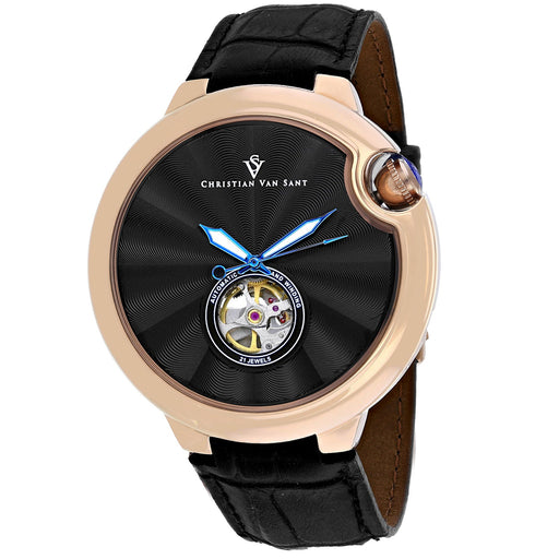 Bids.com Christian Van Sant Men's Cyclone Automatic Watches White Smoke