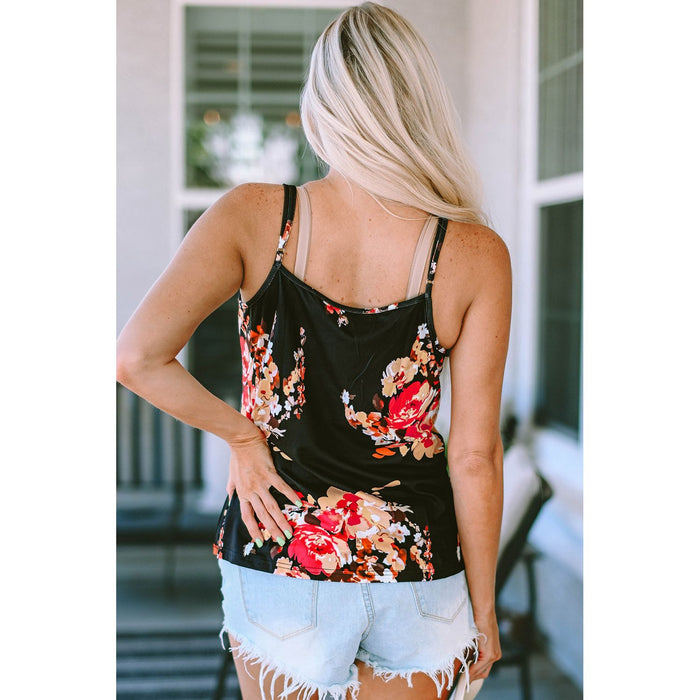 Printed Spaghetti Strap Cami